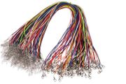 Wax Cord Necklace Lobster Clasp Jewelry (10 pieces)