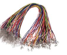Wax Cord Necklace Lobster Clasp Jewelry (10 pieces)