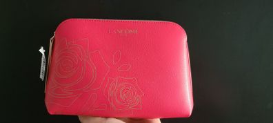 Lancome Pink Makeup Bag with zip