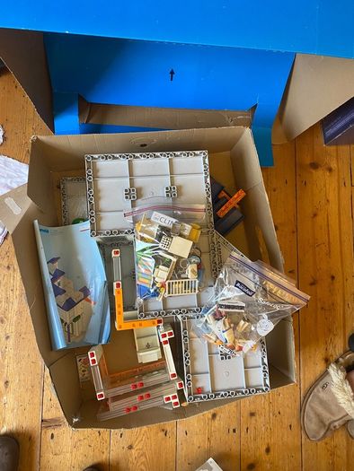 Playmobil 4404 Clinic Hospital Set - Incomplete, with Box & Instructions, Spares/Repair