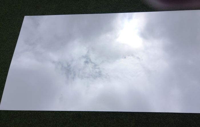 Mirror large black 88 x 68 cms.