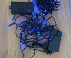 2 Sets Blue Battery Lights 4.5Meters