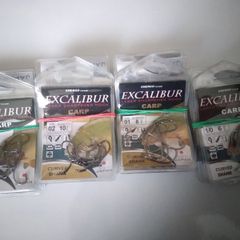 Carp hooks curved shank