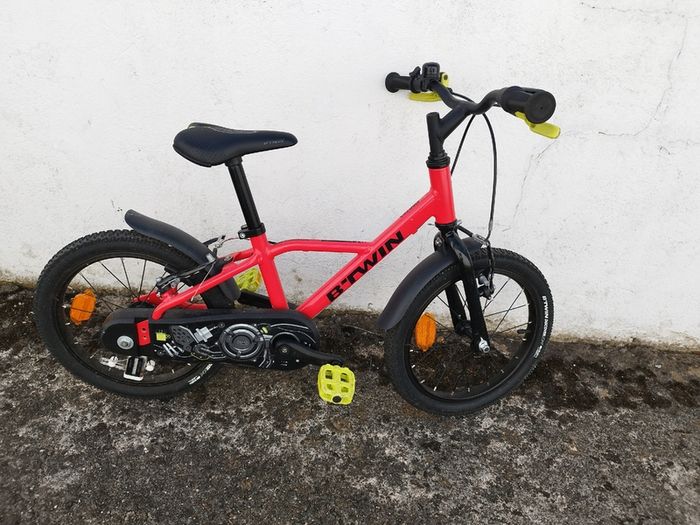 Child's Red Bike