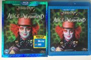 Alice In Wonderland (Disney) [2010] Johnny Depp [Blu-ray &amp; DVD Movie]