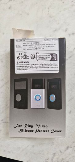 Ring doorbell cover