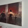 Evening Lounge Canvas by Brent Lynch Art Image 4