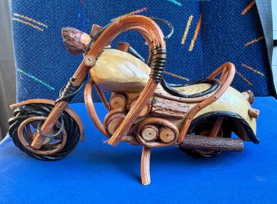 Wooden Motorcycle Desk Accessories/ Ornament