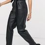 Leather look pants Image 2