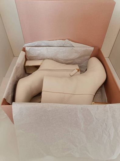 Sezane Leather Ankle Boots - Size 7 - WORN ONCE - Original Box