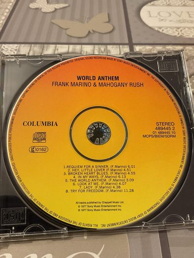 Frank Marino & Mahogany Rush.  CD.  World Anthem