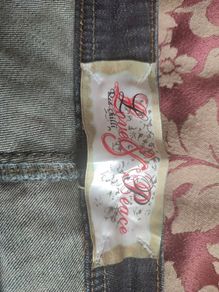 Vintage dark navy low slung jeans