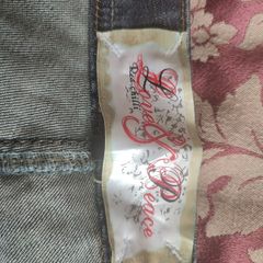 Vintage dark navy low slung jeans