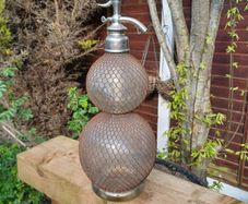 Antique Glass Bottle Soda Syphon