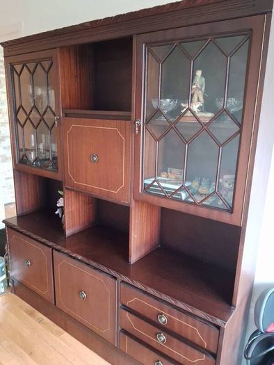 Mahogany Display Cabinet
