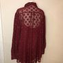 Wallis wine chiffon blouse & cami top (size 28) Image 7