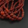 Vintage MultiStrands Red Carnelian African Agate Beads From Mali Necklace Image 5
