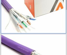 kenable Cat6A S/FTP Network Cable Reel | 10 Gigabit Ethernet | Solid Copper LSZH Low Smoke | Shielded