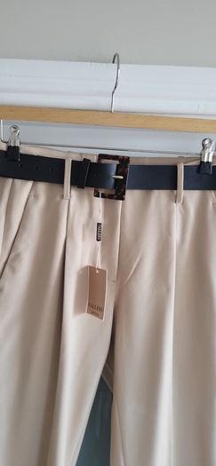 CAMBIO Kate tan cigarette style pants Sz 10UK - Bnwot -Rrp 159.90