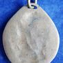 Antique Large 2" Catholic St. Brigitte Religious Pendant Image 7