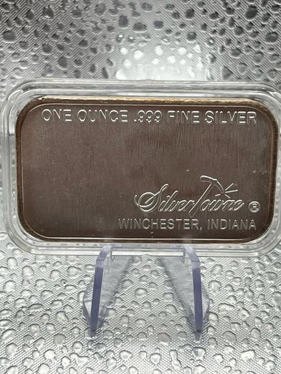 1oz Fine 999 Silver Bullion Prospector Bar.