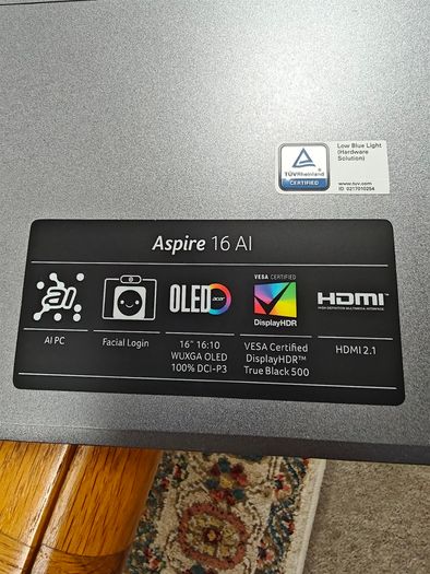 Acer Aspire Rai5/16gb/1tb/16 Oled