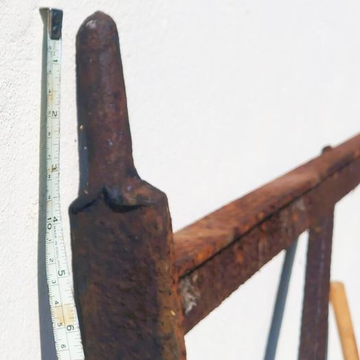 Iron gate frame