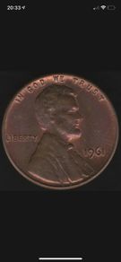 1961 U.S.A. Lincoln Memorial One Cent Coin