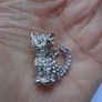 Brooch, Cat brooch. Jewellery, small brooch, Gift Image 2