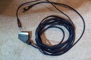 4.5m S-Video+audio to SCART cable