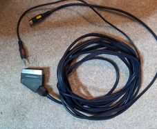 4.5m S-Video+audio to SCART cable