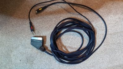 4.5m S-Video+audio to SCART cable