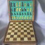 Wooden travel chess set with storage Image 4