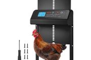 Automatic Chicken Coop Door Battery Powered Chicken Coop Door with Timer &amp; Manual Setting