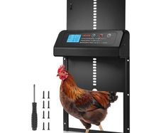 Automatic Chicken Coop Door Battery Powered Chicken Coop Door with Timer & Manual Setting
