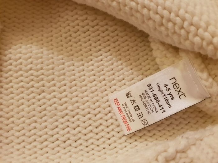 Next girl's jumper, size 4-5 years