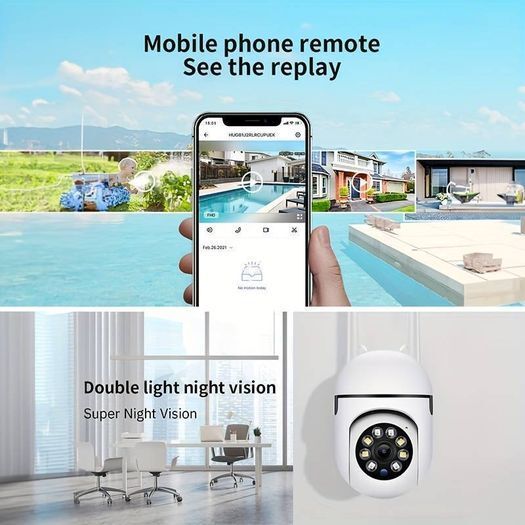 Cam With Color Night Vision Wireless 1080p HD