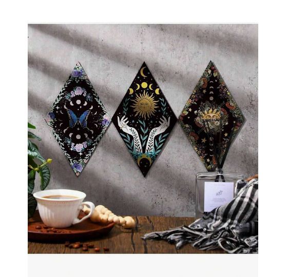 Beautiful Stained Glass Effect House & Garden Decoration