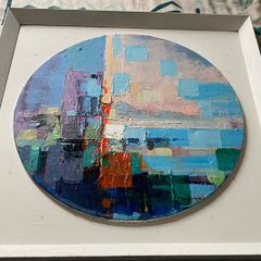 Origional painting by listed Irish artist Tom Byrne