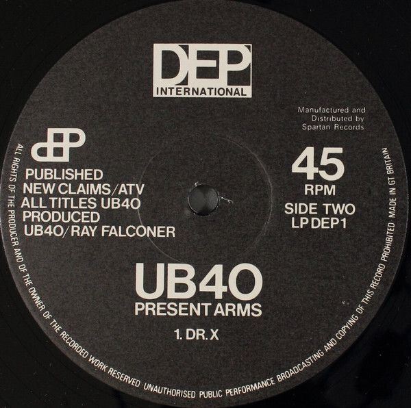 UB40  Present Arms LP +12"
