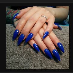 Electric Blue Nail Polish - Gel like Shine