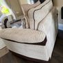 Great Condition Beige L Shape Sofa & Matching Armchair Image 10