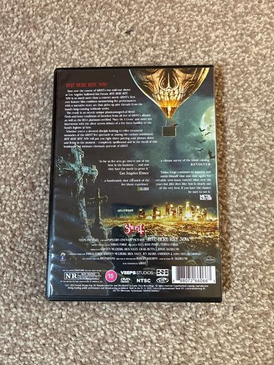 Ghost Rite Here Rite Now dvd