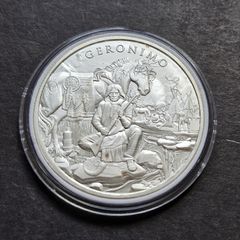 1 Oz Silver Legendary Warriors Geronimo