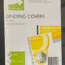 100 Pieces Q-Connect Black Binding Covers Image 3
