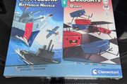 2 in 1 board game Draughts and Battleship