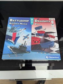 2 in 1 board game Draughts and Battleship