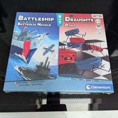 2 in 1 board game Draughts and Battleship