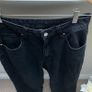 MYOURSA High Waisted Wide Leg Jeans in Washed Black Size Medium Image 3