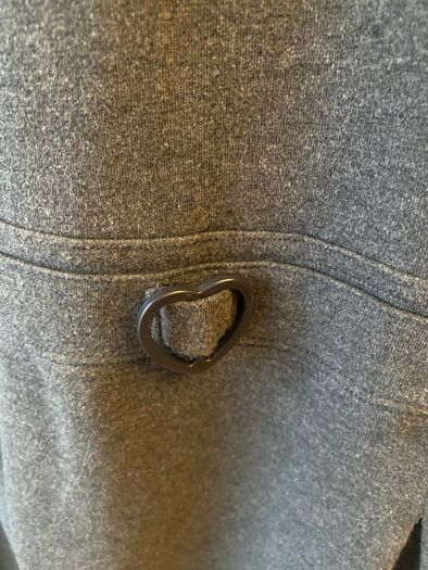 Dunnes grey pinafore (as new) age 11-12